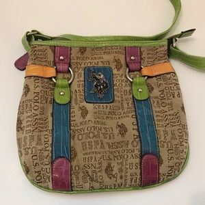 US Polo Ass. Colorful Vintage Bag